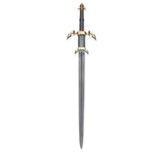 GIL HIBBEN THE VALIANT SWORD DAMASCUS LIMITED EDITION SWORD