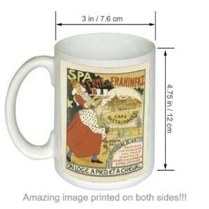  Spa Ferme de Frahinfaz Advertisement Vintage COFFEE MUG 