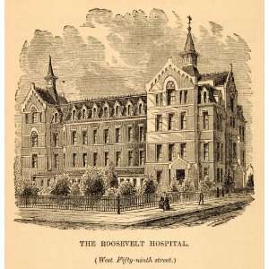  1872 Roosevelt Hospital St. Lukes Architecture NYC 