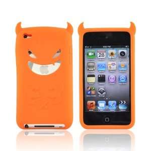    For iPod Touch 4 Silicone Case Cover ORANGE DEVIL Electronics