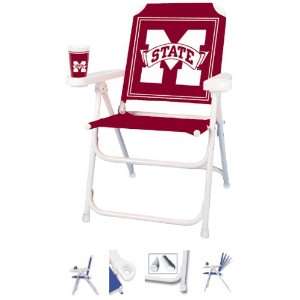 Marketing Mississippi State Bulldogs Folding Tailgate Chair:  