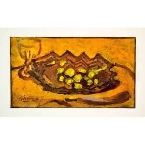   Abstract Cubism Georges Braque   Original Rotogravure: Home & Kitchen