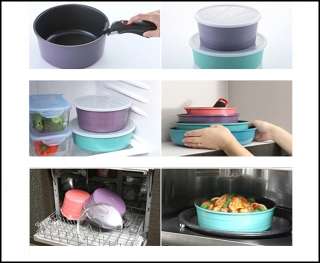 NeoFlam 9pcs Cookware Set, Fry Pan, Pot, Detachable Handle!!!!!