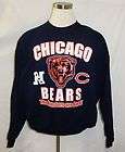 Chicago Bears Navy Blue Crew Neck Sweatshirt Size Adult Small