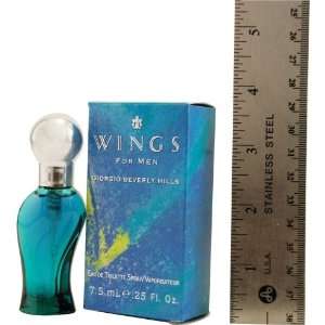  WINGS by Giorgio Beverly Hills Cologne for Men (EDT .25 OZ 
