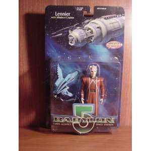    Babylon 5 Lennier 6in Figure w/Minbari Crusier Toys & Games