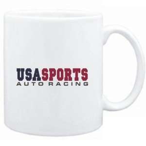  Mug White  USA SPORTS Auto Racing  Sports: Sports 