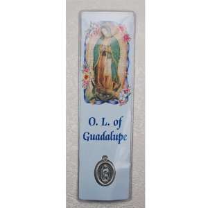  OUR LADY OF GUADALUPE BOOKMARK WITH MEDAL 