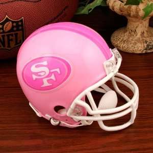 Riddell San Francisco 49ers Pink Breast Cancer Mini Helmet:  