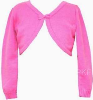   FUCHSIA PINK Size 5 (M) Bolero Cardigan Sweater Clothes NWT  