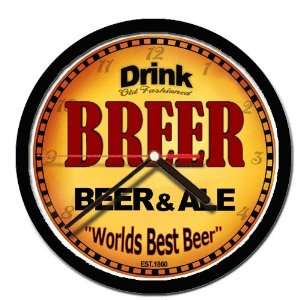  BREER beer and ale cerveza wall clock: Everything Else