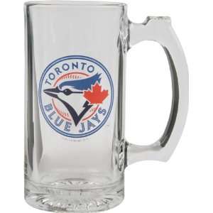  Toronto Blue Jays Beer Mug 3D Logo Glass Tankard Sports 