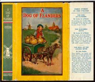 art signed frances brundage dust jacket book cover a dog of flanders 