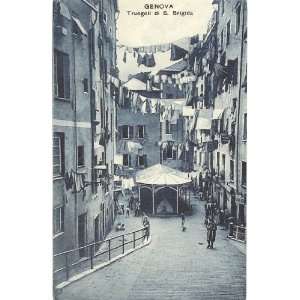   Postcard Truogoli de Santa Brigida Genova Italy 
