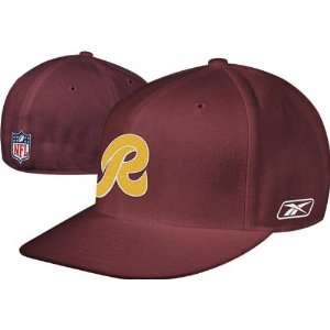   Redskins Flat Brim Fitted Coachs Sideline Hat