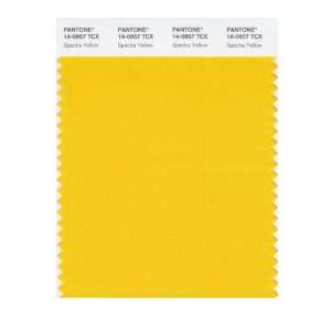  PANTONE SMART 14 0957X Color Swatch Card, Spectra Yellow 