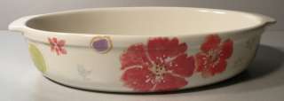 NEW Small Oval Baking Dish Jacinthe pattern Gien  