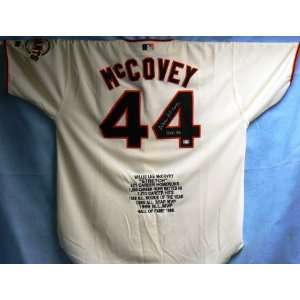  Signed Willie McCovey Uniform