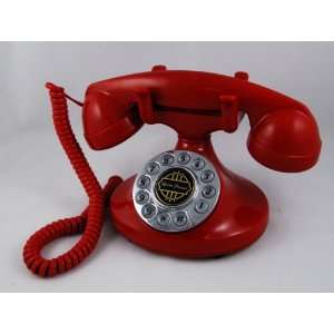  1920s British Classic Princess Alexis Red Desk Phone 