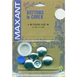  Cover Button Kit Size 30 3/4 4/Pkg: Arts, Crafts & Sewing