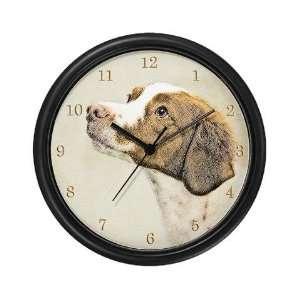 Brittany Spaniel Pets Wall Clock by CafePress