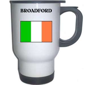  Ireland   BROADFORD White Stainless Steel Mug 