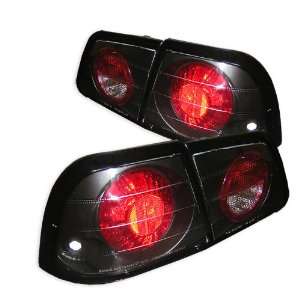  97 99 Nissan Maxima Tail Lights   Black (pair): Automotive