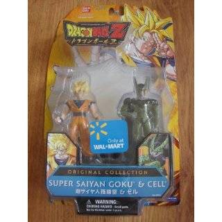 Dragonballz Wal Mart Exclusive Super Saiyan Goku & Cell (Figures Do 