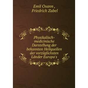   LÃ¤nder Europas Friedrich Zabel Emil Osann  Books