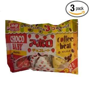 Meiji Choco Baby/Apolo, 4.76 Ounce Bags: Grocery & Gourmet Food