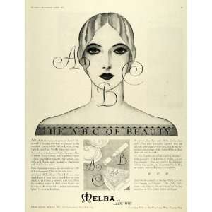  1928 Ad Melba Lovme Cosmetics Makeup Beauty Lipstick 