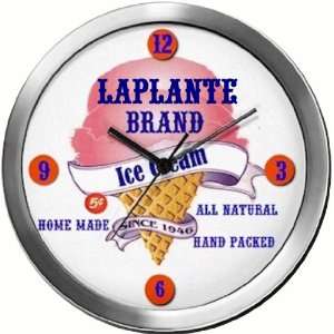  LAPLANTE 14 Inch Ice Cream Metal Clock Quartz Movement 