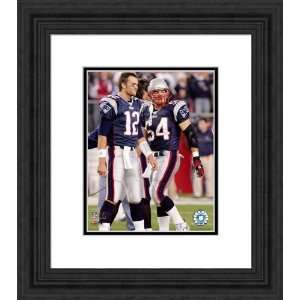  Framed Brady/Bruschi New England Patriots Photograph