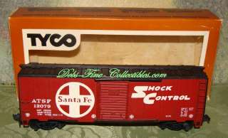 HO   Tyco   Santa Fe   Boxcar   1970s  
