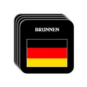  Germany   BRUNNEN Set of 4 Mini Mousepad Coasters 