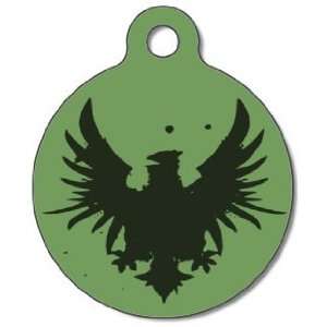   Eagle Green Pet ID Tag for Dogs and Cats   Dog Tag Art
