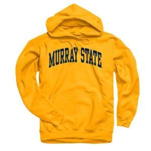  Murray State Racers Gold Arch Hooded Sweatshirt: Sports 