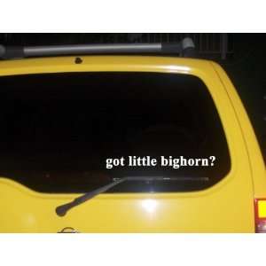  got little bighorn? Funny decal sticker Brand New 