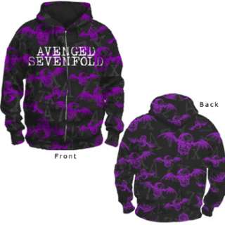 AVENGED SEVENFOLD ALL OVER MENS HOODIE M L XL LOW PRICE  