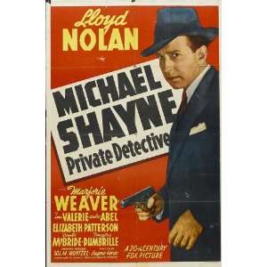  Michael Shayne: Private Detective Movie Poster (11 x 17 