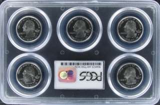 2004 S Clad State Quarter Set PCGS Certified PR 69 DCAM Multi Holder 