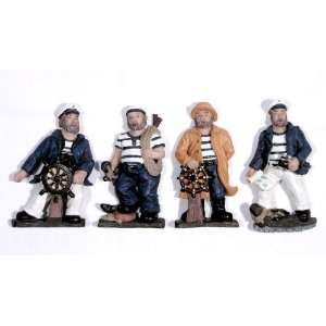  Wholesale Pack Handpainted Assorted Poly Stone Sailor 