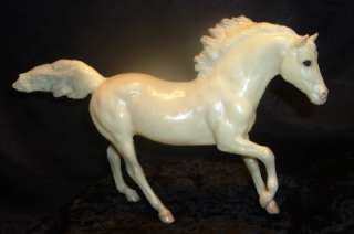 Graceful RunningWhite ArabianBreyer Pony 7x6 GrayTipped  