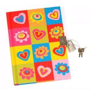  Tatiri Hearts & Flowers Locking Diary: Toys & Games