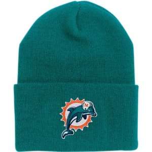  Miami Dolphins Youth/Kids Cuffed Knit Hat: Sports 