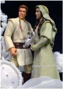 Star War Wedding Cake Topper Padme & Obi Wan Kenobim sweet hearts 