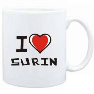  Mug White I love Surin  Cities