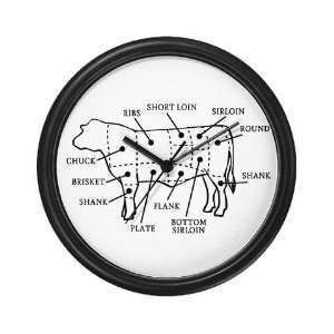  Beef Cow Food Wall Clock by CafePress: Home & Kitchen