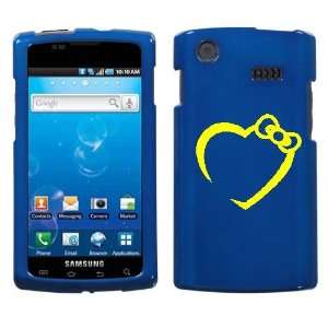  SAMSUNG GALAXY S EPIC 4G D700 YELLOW HEART BOW ON A BLUE 