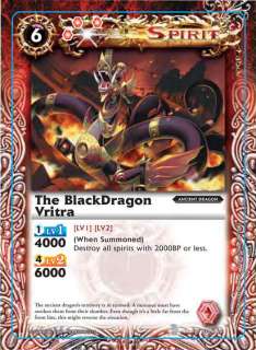 Battle Spirits Foil Rare BlackDragon Vritra #010/149 X1  